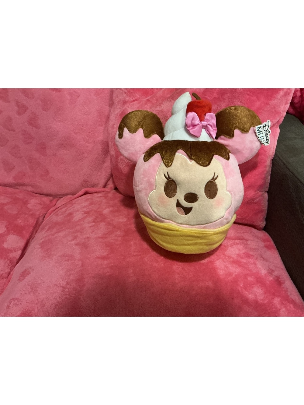 Disney Munchlings Plush Toy Ice Cream Sundae Character